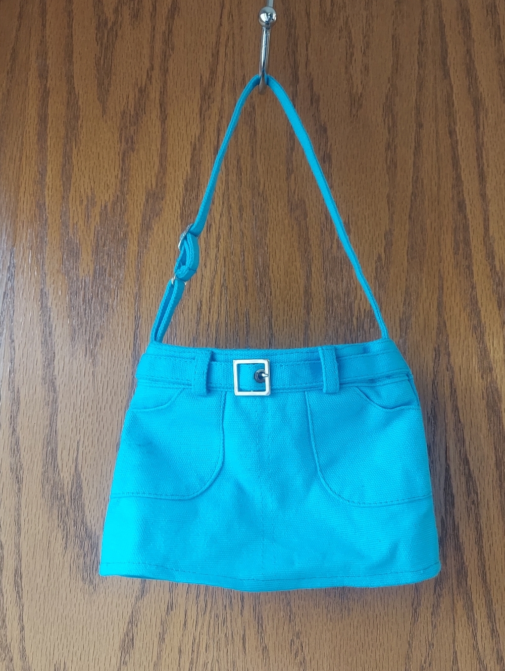 Hirschberg Schutz & Co Blue Denim Skirt Mini Bag Y2K